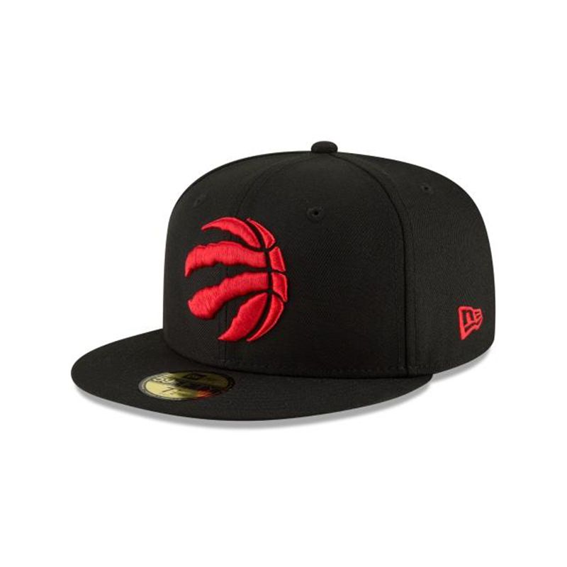 NBA Toronto Raptors Basic 59Fifty Fitted (TVG0492) - Black New Era Caps